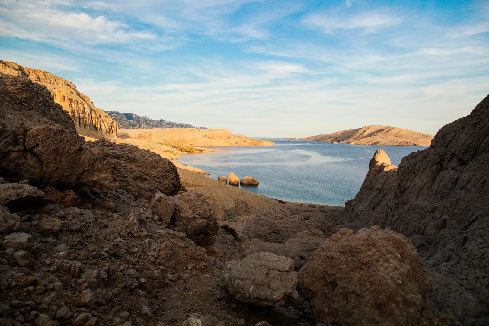 Life on Mars Trail Beritnica Beach Rucica Pag island