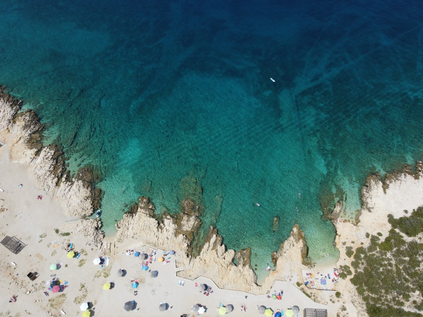 jadra beach pag novalja best croatia